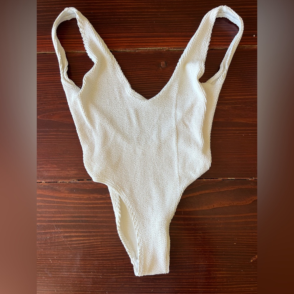 Cream One Piece Swimsuit
